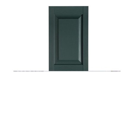 MR MXYZPTLK Perfect Shutters IR521555331 Premier Raised Panel Exterior Decorative Shutters; Heritage Green - 15 x 55 in. IR521555331